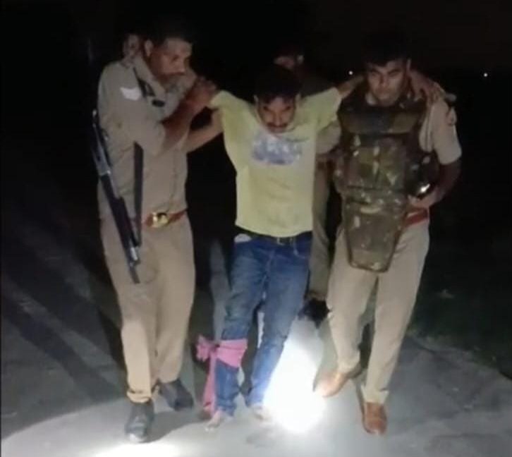 #आजमगढ़ पुलिस की बड़ी कार्रवाई, दो बदमाशों को लगी गोली#