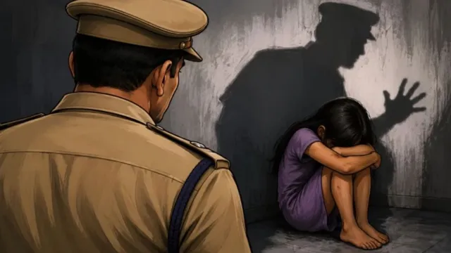 #भोपाल: बेटी की बर्थडे पार्टी के बहाने पुलिसवाले ने किया नाबालिग से रेप, बाहर पहरा देता रहा सिपाही#