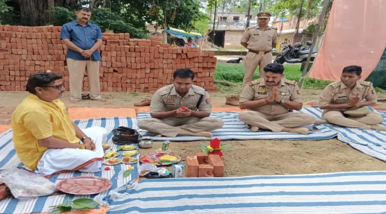 #भीमबर में नई पुलिस चौकी का शिलान्यास, एएसपी ग्रामीण चिराग जैन ने किया भूमि पूजन#