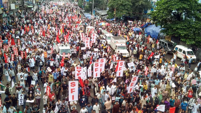 #कोलकाता में CJP प्रदर्शन के दौरान हिंसा, सात FIR दर्ज; पहली बार गुंडा दमन कानून लागू#