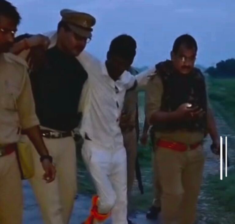 #आजमगढ़ : अंतर्राज्यीय टप्पेबाज गैंग का सरगना पुलिस मुठभेड़ में घायल, चार साथी भी गिरफ्तार#