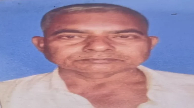#अज्ञात वाहन ने मारी टक्कर पूर्व प्रधान हुई मौके मौत मचा को हरम#