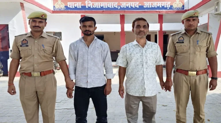 #आजमगढ़ पुलिस का बड़ा एक्शन: चोर गैंग के बाद चोरी का माल खरीदने वाले 2 सोनार गिरफ्तार, 4 चांदी की पायल बरामद#